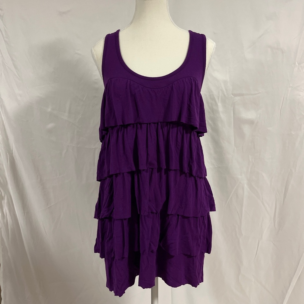 Aritzia talula racerback tiered mini dress size large